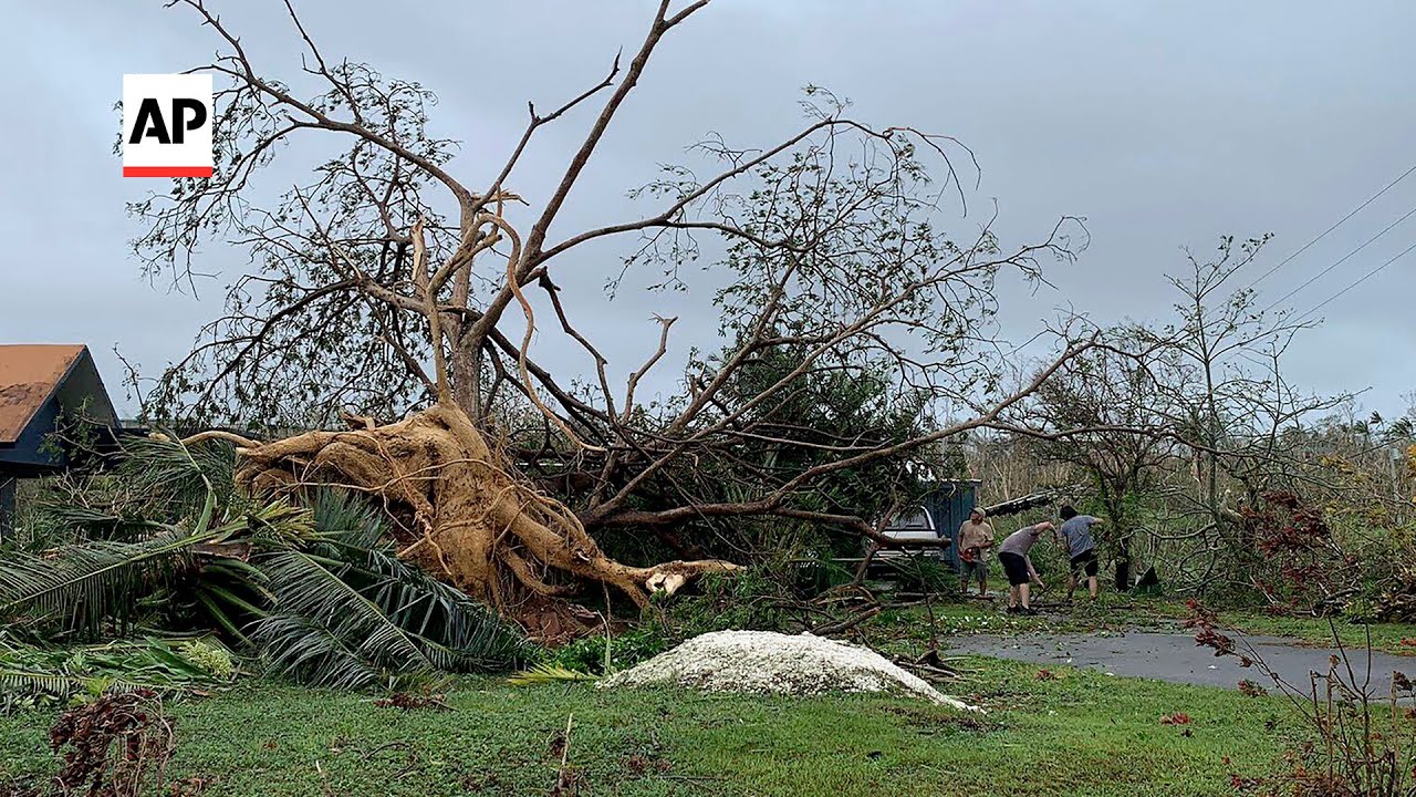 Guam deals with mess from Typhoon Mawar