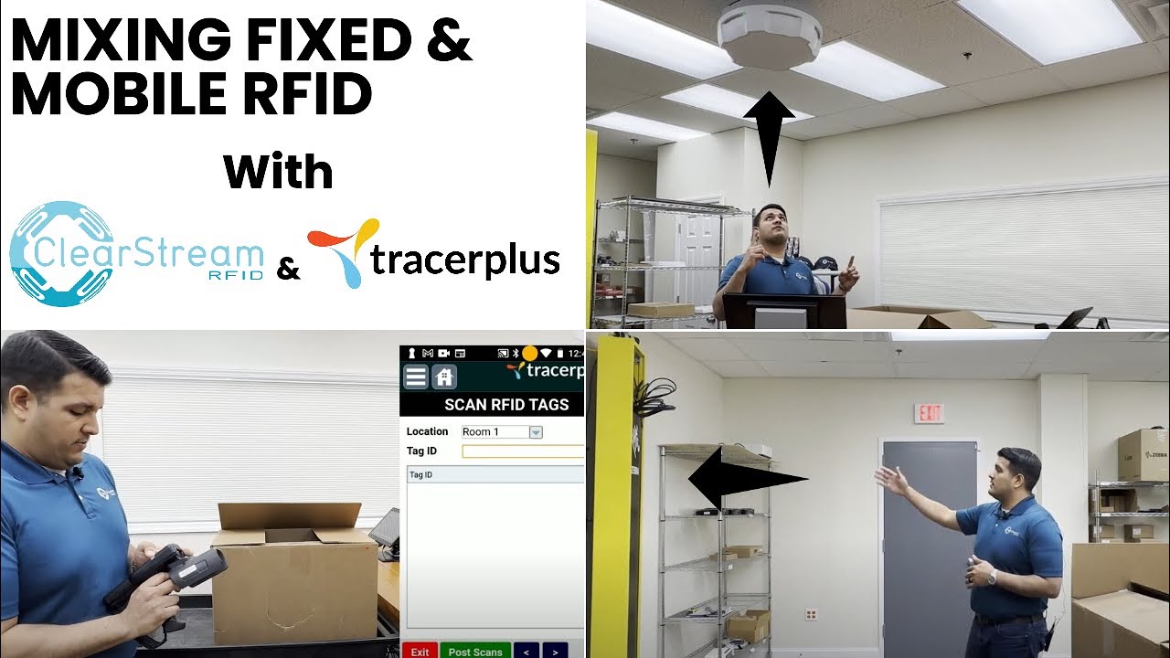 RFID training demo - Why you should mix fixed and mobile technology.