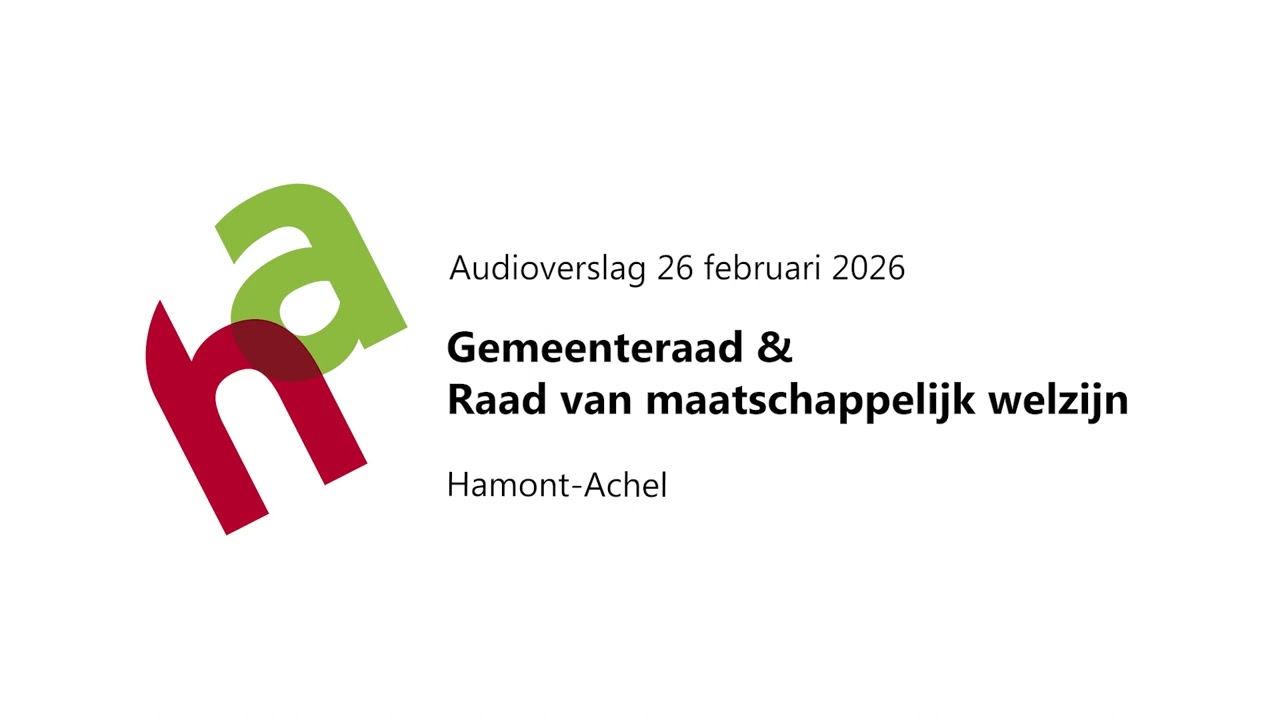 Gemeenteraad & Raad van maatschappelijk welzijn - 26 februari 2026