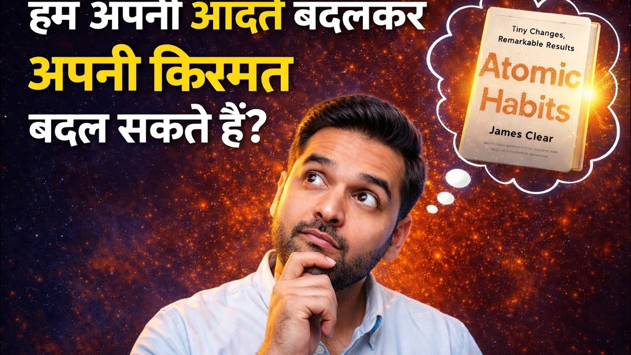 Atomic Habits Audiobook Summary Hindi | 1% रुल् से लाईफ कैसे बढाये? 🔥 | James Clear