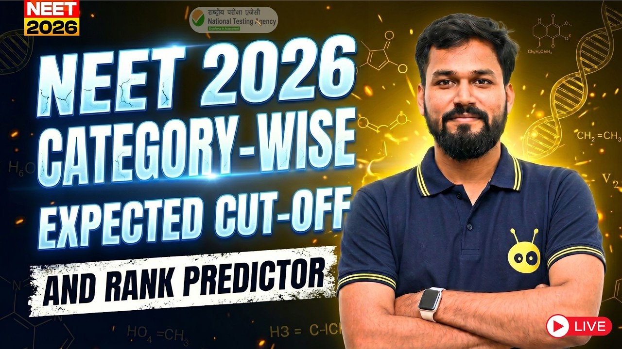 NEET 2026 Category Wise Expected Cut-Off & Safe Score 🎯 | Rank Predictor #neet2026 #reneet2026