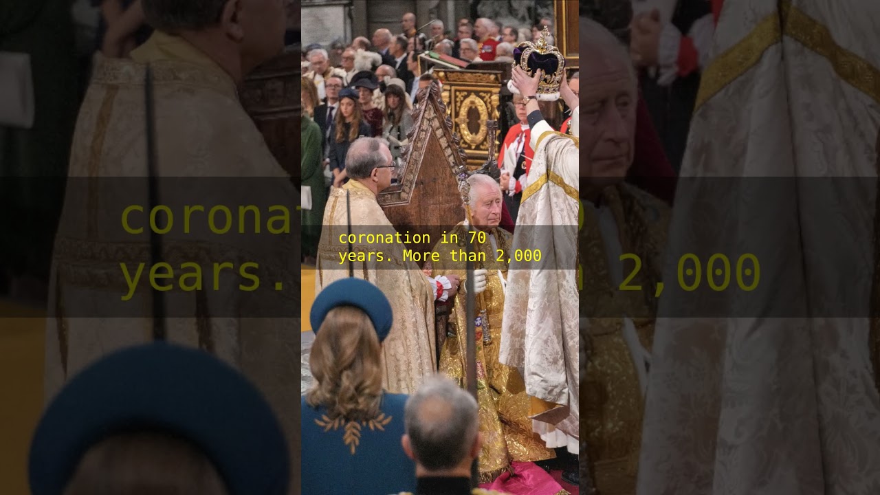 King Charles III 👑 Crowned in ⛪ Historic Ceremony at Westminster Abbey | Spoken Essays
