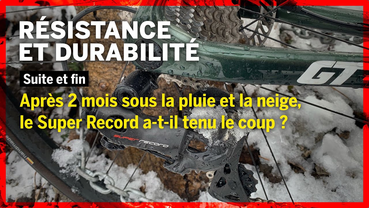 L'hiver dehors pour le Campagnolo Super Record EPS : Suite et fin !