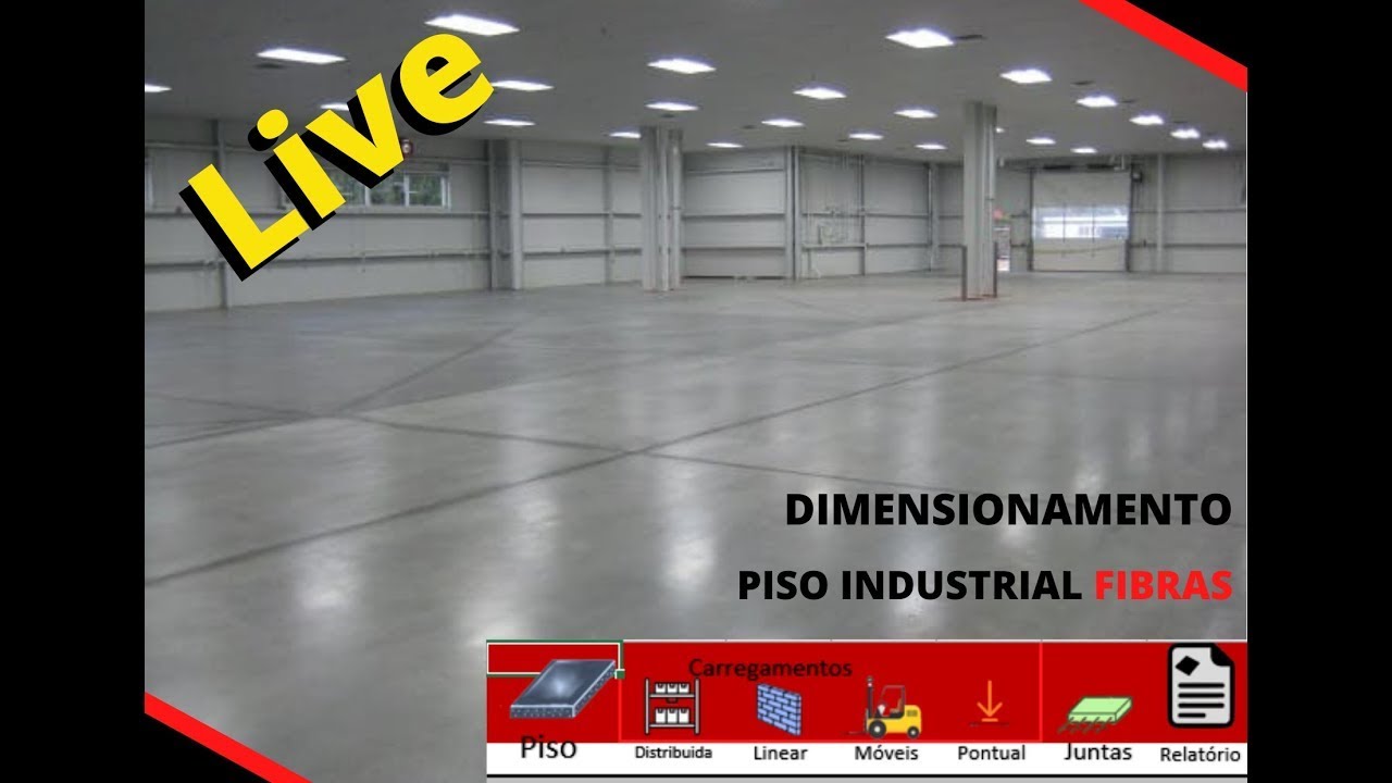 Live -  Como dimensionar Piso com Fibra [Planilha]
