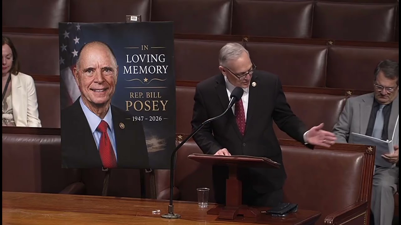 06/08/2026 - Rep. Mike Haridopolos Hosts Special Order Honoring Congressman Bill Posey's Legacy