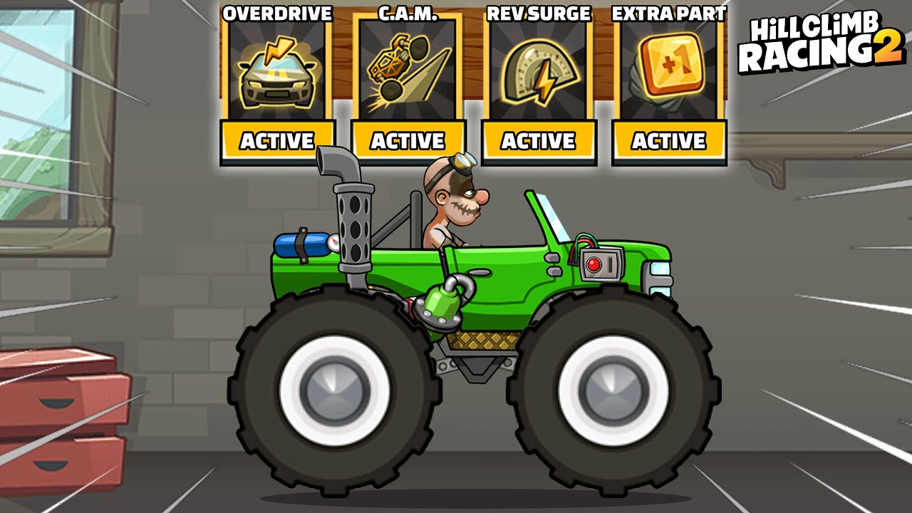 Hill Climb Racing 2 - NEW MASTERY MONSTER TRUCK UNLOCKED and FULLY UPGRADED GamePlay