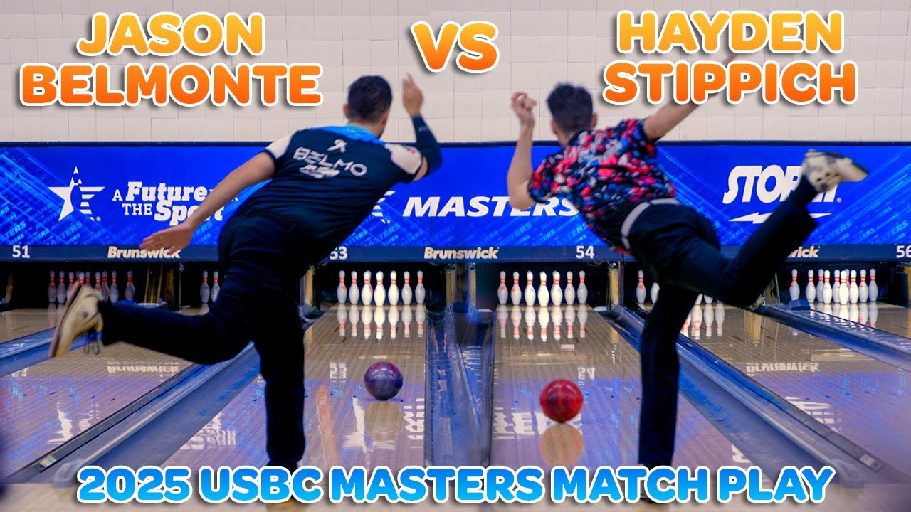 Бельмо против Хейдена Стиппича: матчевая игра | USBC Masters 2025 | Джейсон Бельмонте