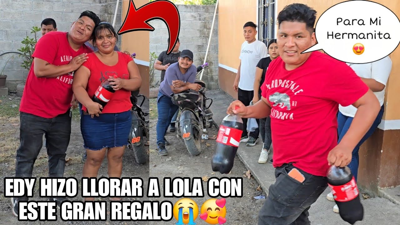 EDY Con Este Gran Regalo Contento A Su Hermana🤪 Ella Lo Amenazo Miren Que Le Ara😱
