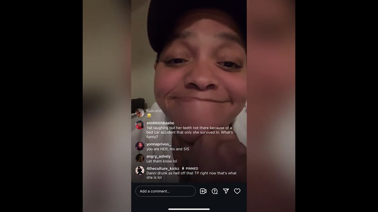 Queen opp girlfriend Dani live on instagram #instagram #live