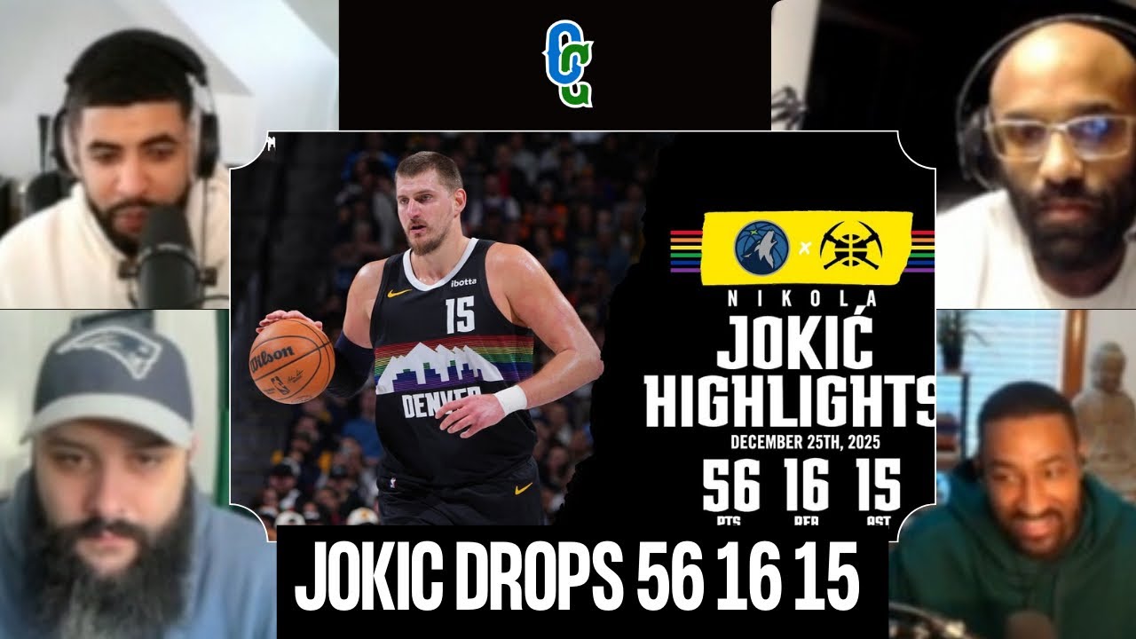 Jokic Drops 56 16 15 on Christmas Day