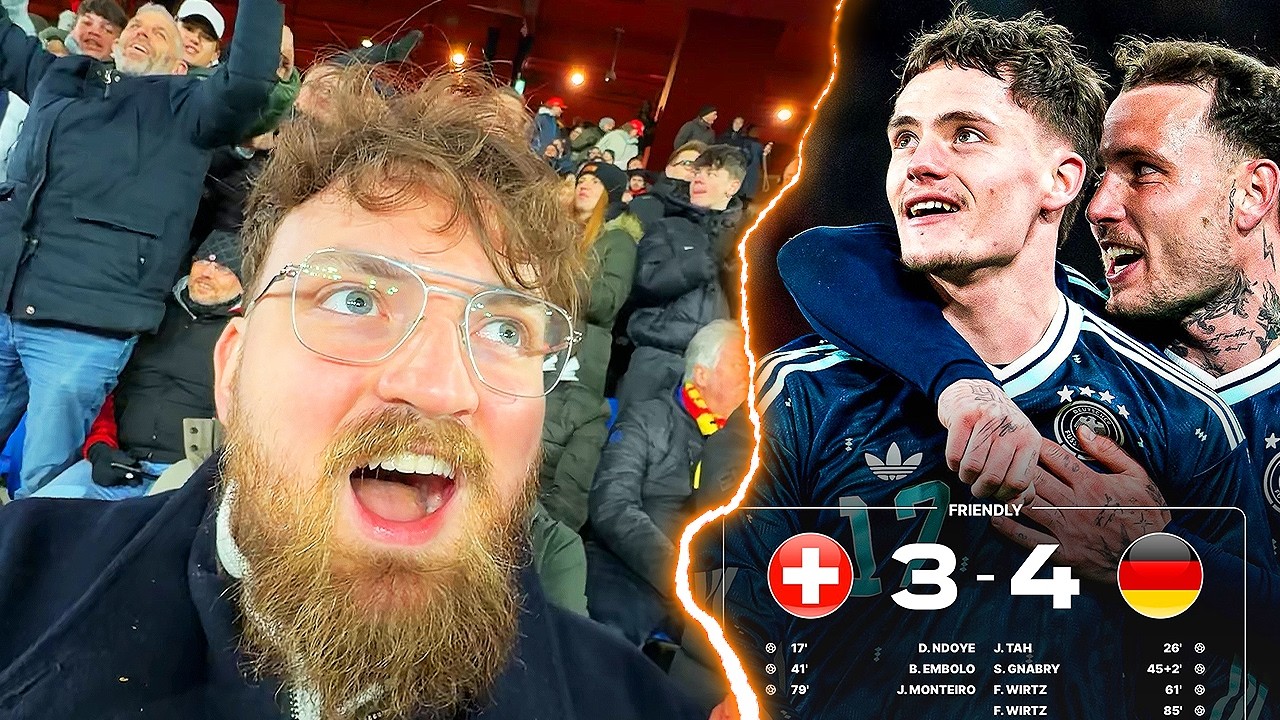 Schweiz vs. Deutschland - Stadionvlog 🇨🇭🇩🇪 | 7 TORE 👀 WIRTZ & KARL ZAUBERN BEIM DEB&Uuml;T | ViscaBarca