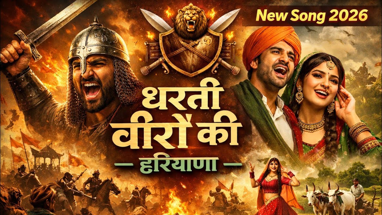 धरती वीरों की – हरियाणा 🔥 | Epic Haryanvi Song 2026 | New Desi Folk Rock Song
