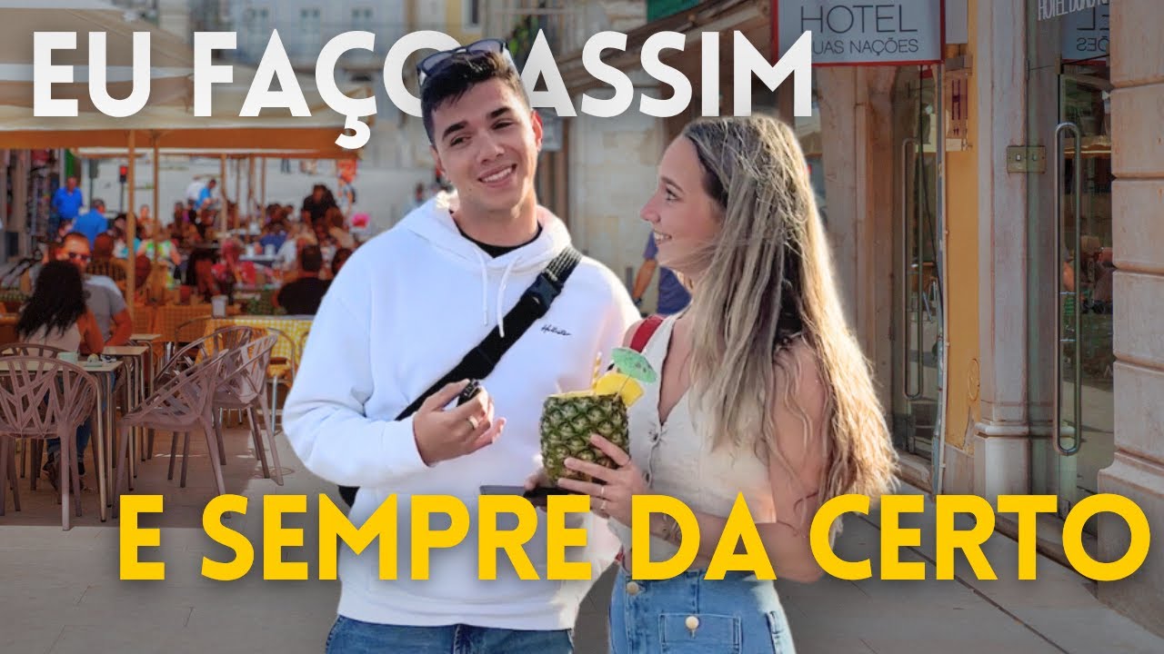 COMO ABORDAR UMA MULHER NA RUA - (Mostrei na prática !!!)