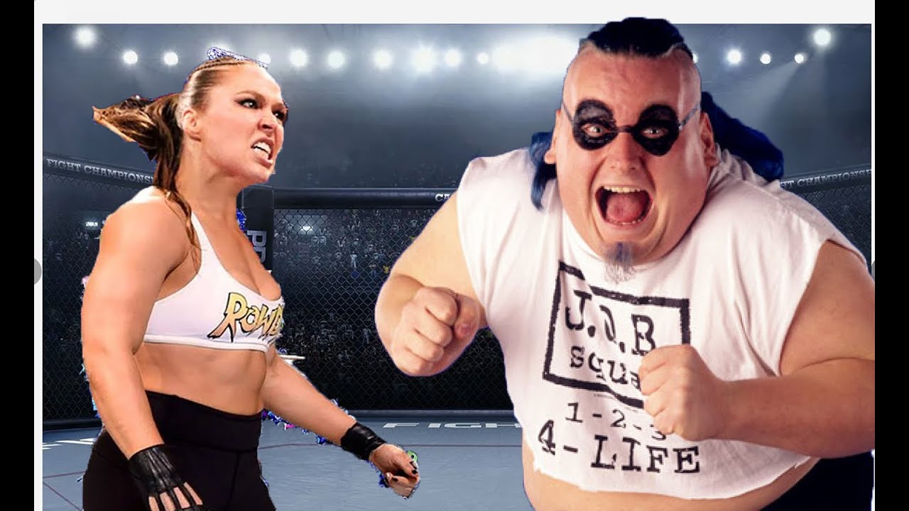 WWE 2k25 l Ronda Rousey vs Blue - Diva Fights