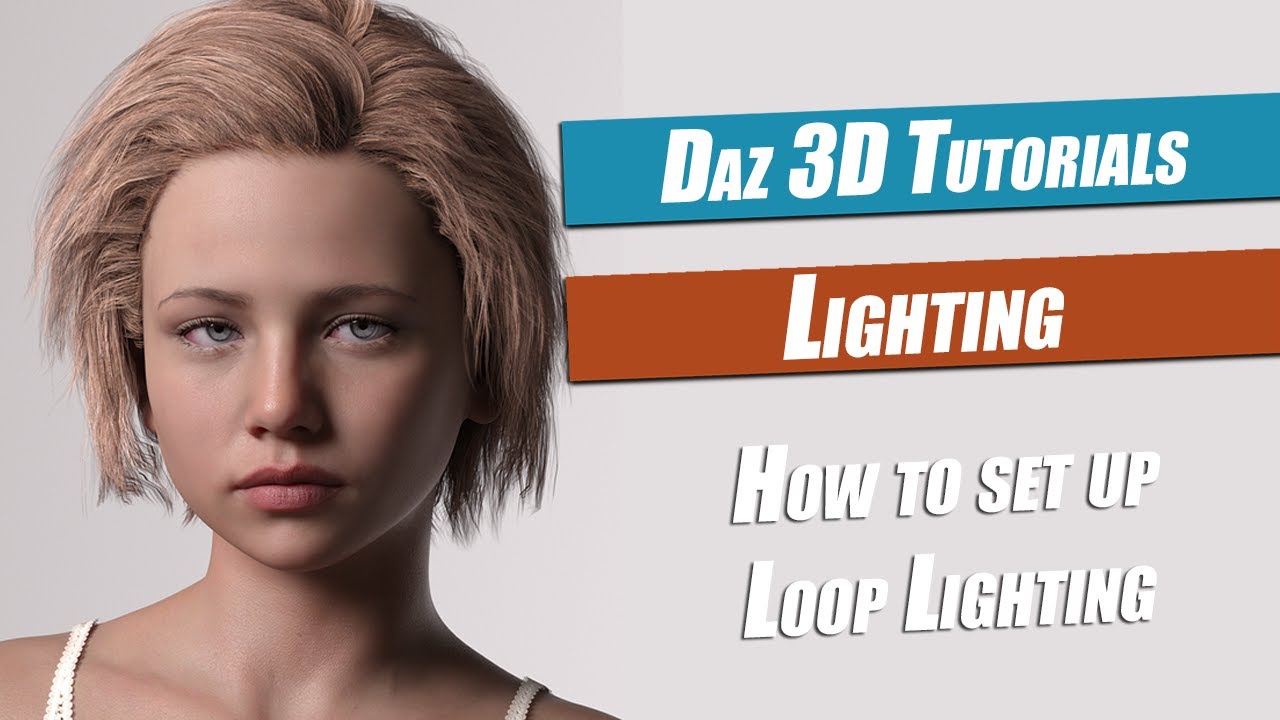 Daz 3d Lighting Tutorial : How To Set Up A Loop Light
