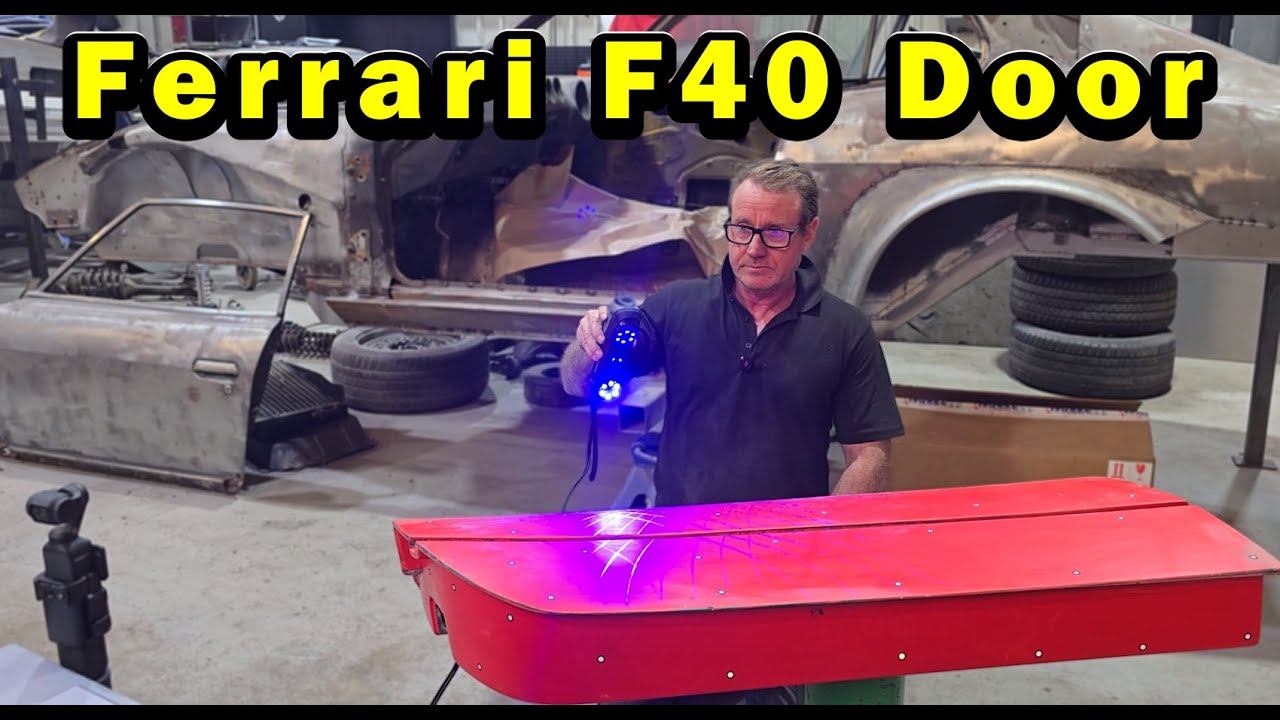 Сканирование двери Ferrari F40 с помощью 3D-сканера Creality Sermoon S1