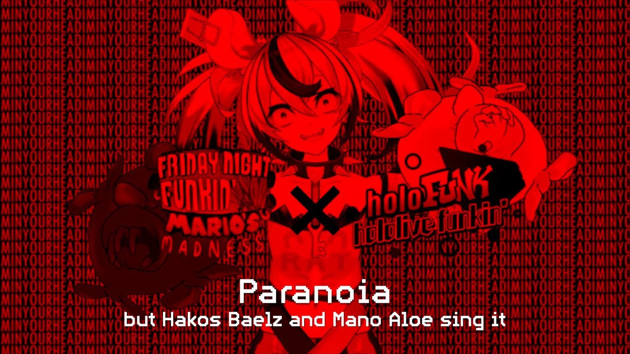 Musophobia - Paranoia but Bae and Aloe sing it (Sora's Psychosis: Hololive X Mario's Madness Cover)