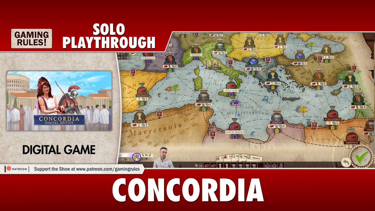 Concordia Digital - Solo Playthrough