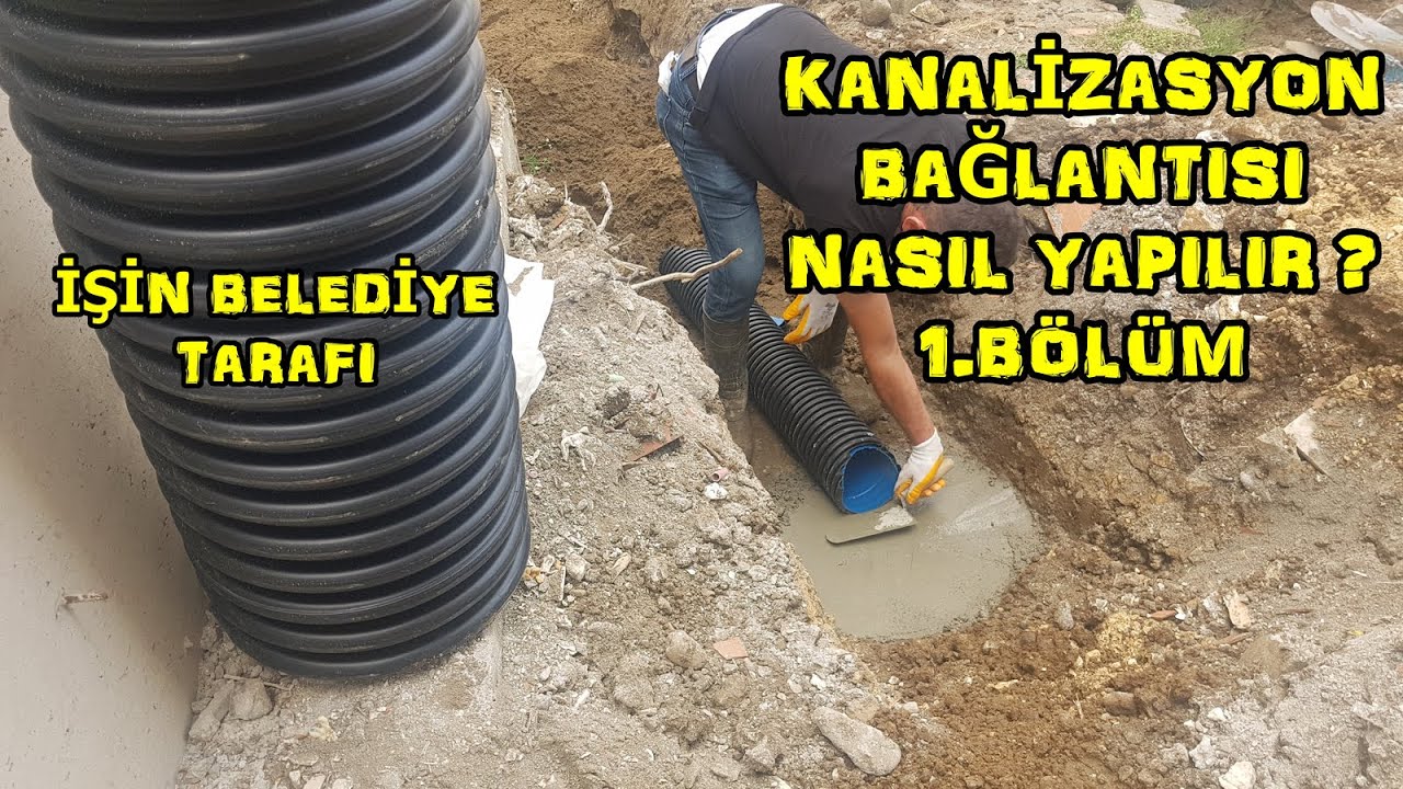 #ALTYAPI İŞLERİ ! #KANALİZASYON HATTI NASIL YAPILIR ? / KANALİZASYON BAĞLANTISI 1.BÖLÜM
