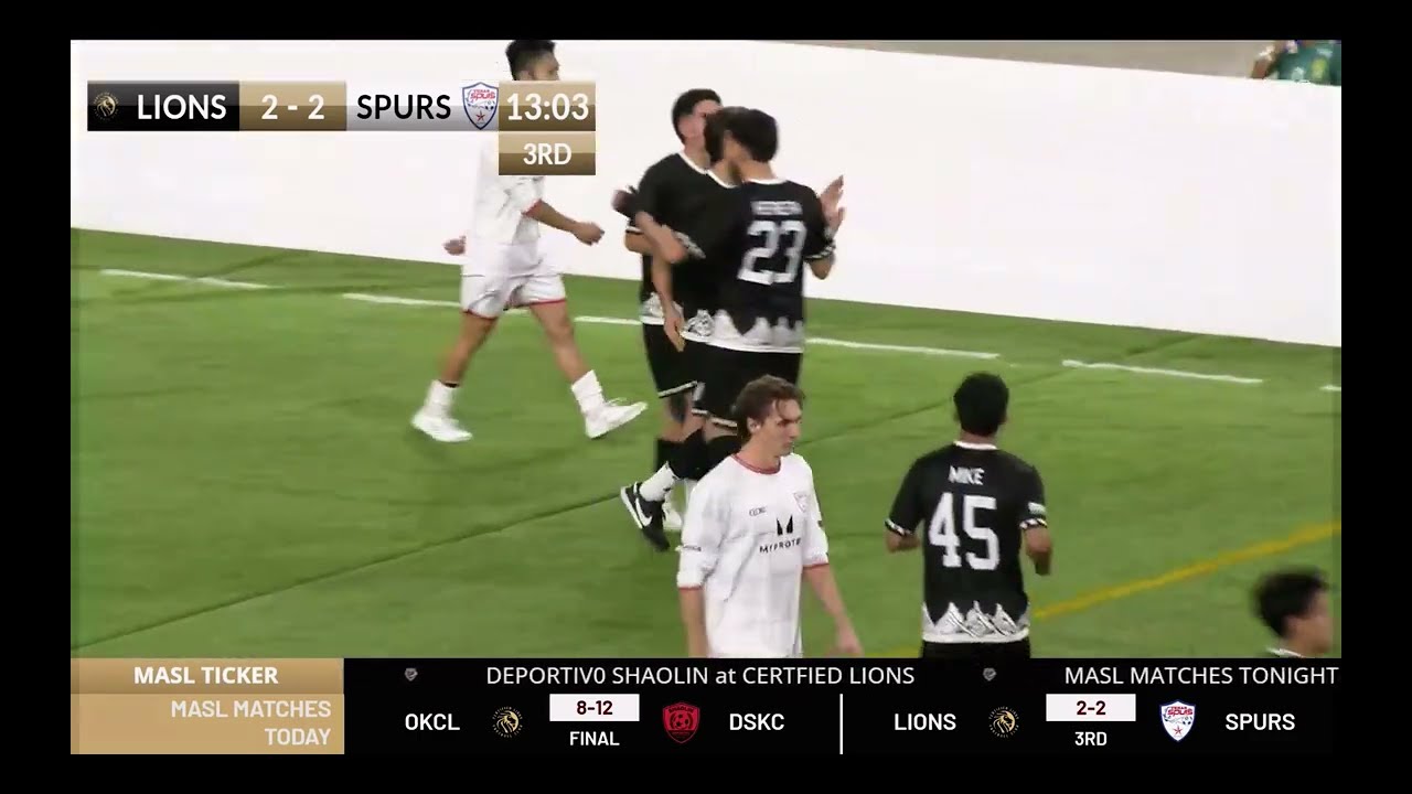 Oklahoma City Certified Lions vs Texas Spurs | ALL GOALS | MASL 2 | February 13 - 2026