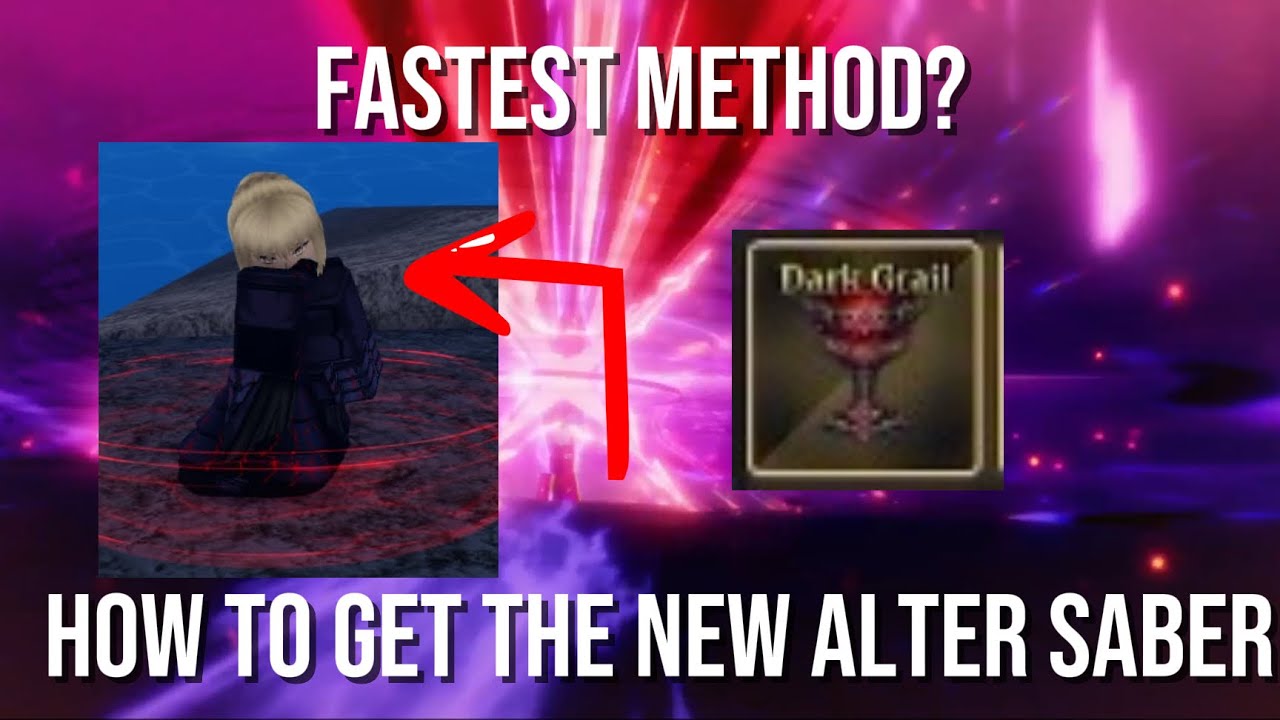 The Fastest Way To Get The New Saber Alter Spec and Dark Grail in Sailor Piece!! (Roblox)