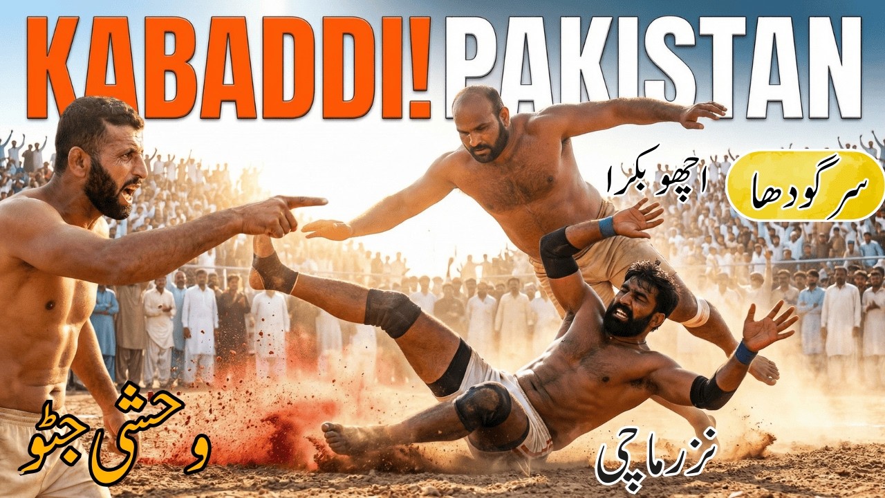 Sargodha New Kabaddi Match, Nazra Matchi Vs Achu Bakara, Jatto | 16/02/2026 | Pakisatani Kabaddi