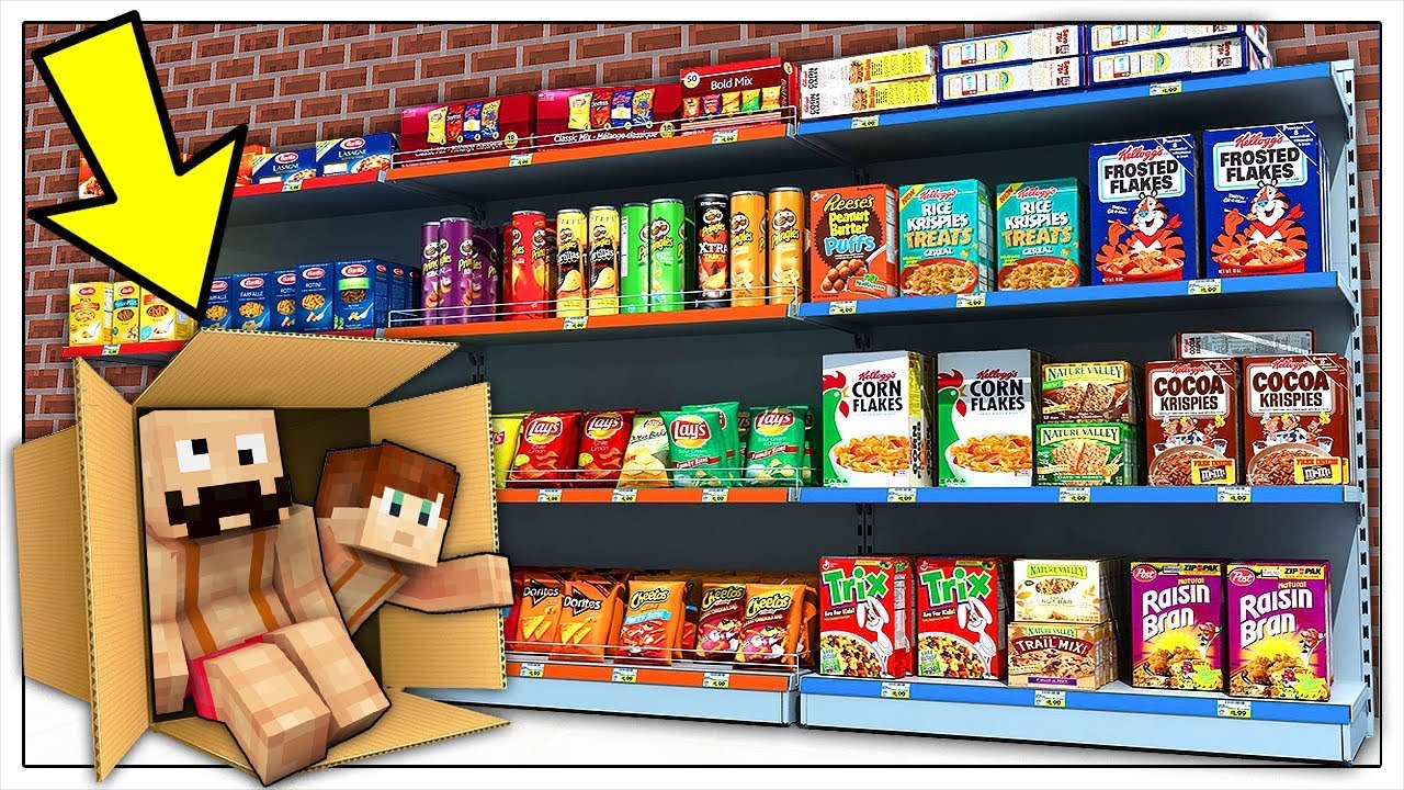 CHIUSI 24 ORE NEL CENTRO COMMERCIALE! - Minecraft ITA