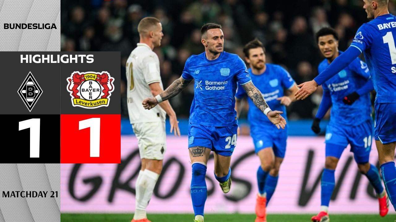 Monchengladbach - Bayer Leverkusen | 1-1 | Highlights | Bundesliga 2025-26 | gladbach leverkusen