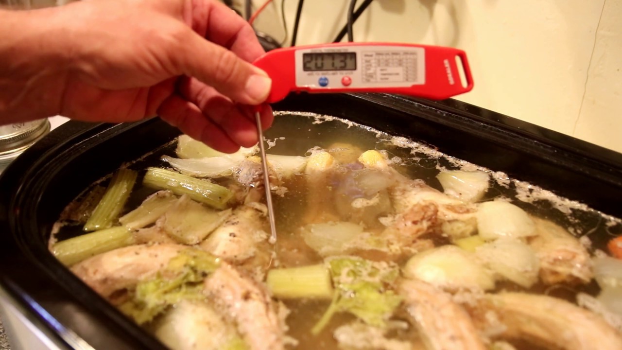 Bone Broth in Our New Hamilton Beach Roaster Oven