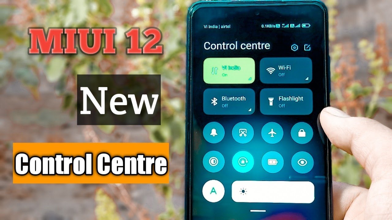New Control Centre📲 || MIUI 12 🔥📱✌🏻