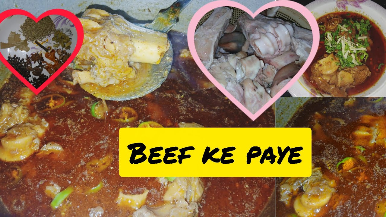 Beef ke paye (Baray ka Paye) by ShamimSultana 