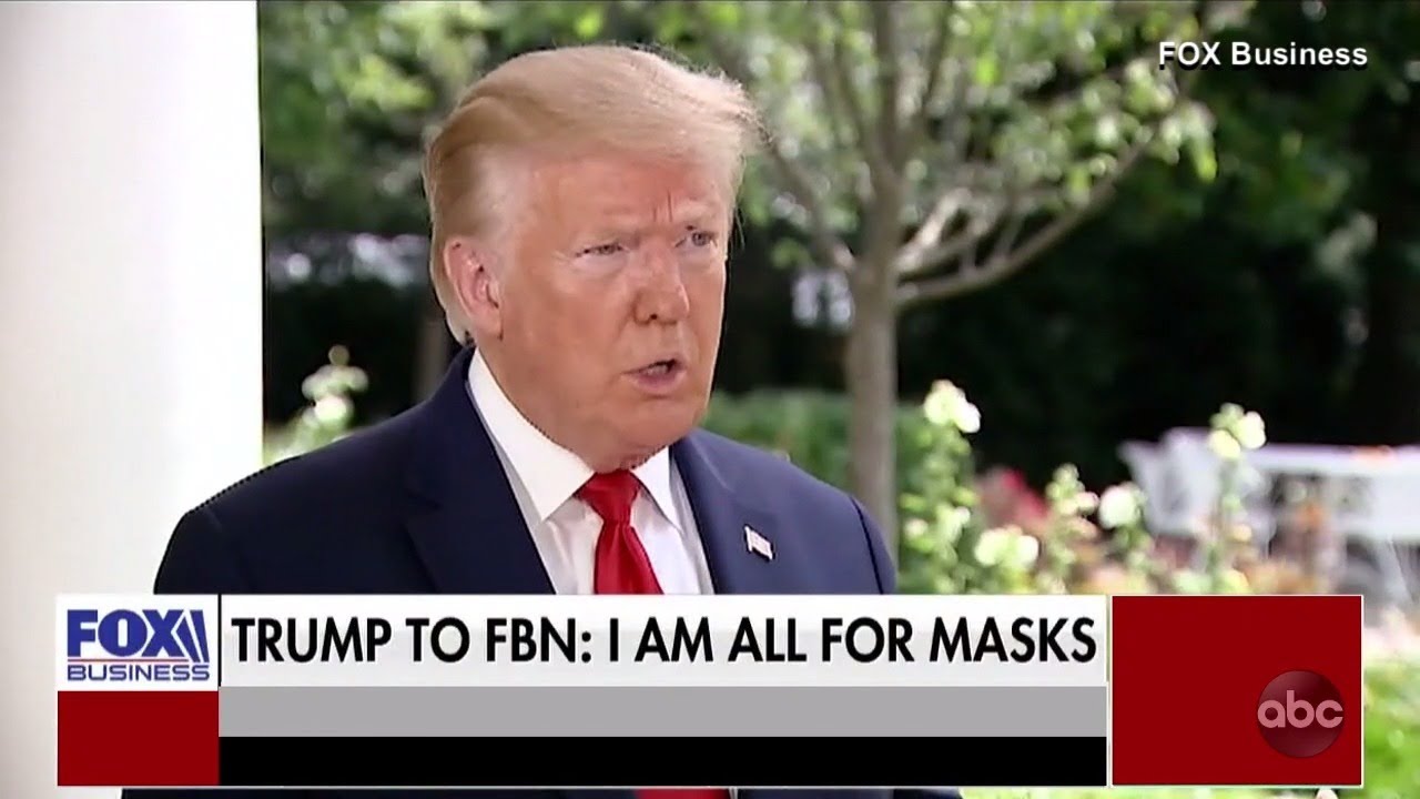 Trump Says I'm All For Wearing Masks | The View