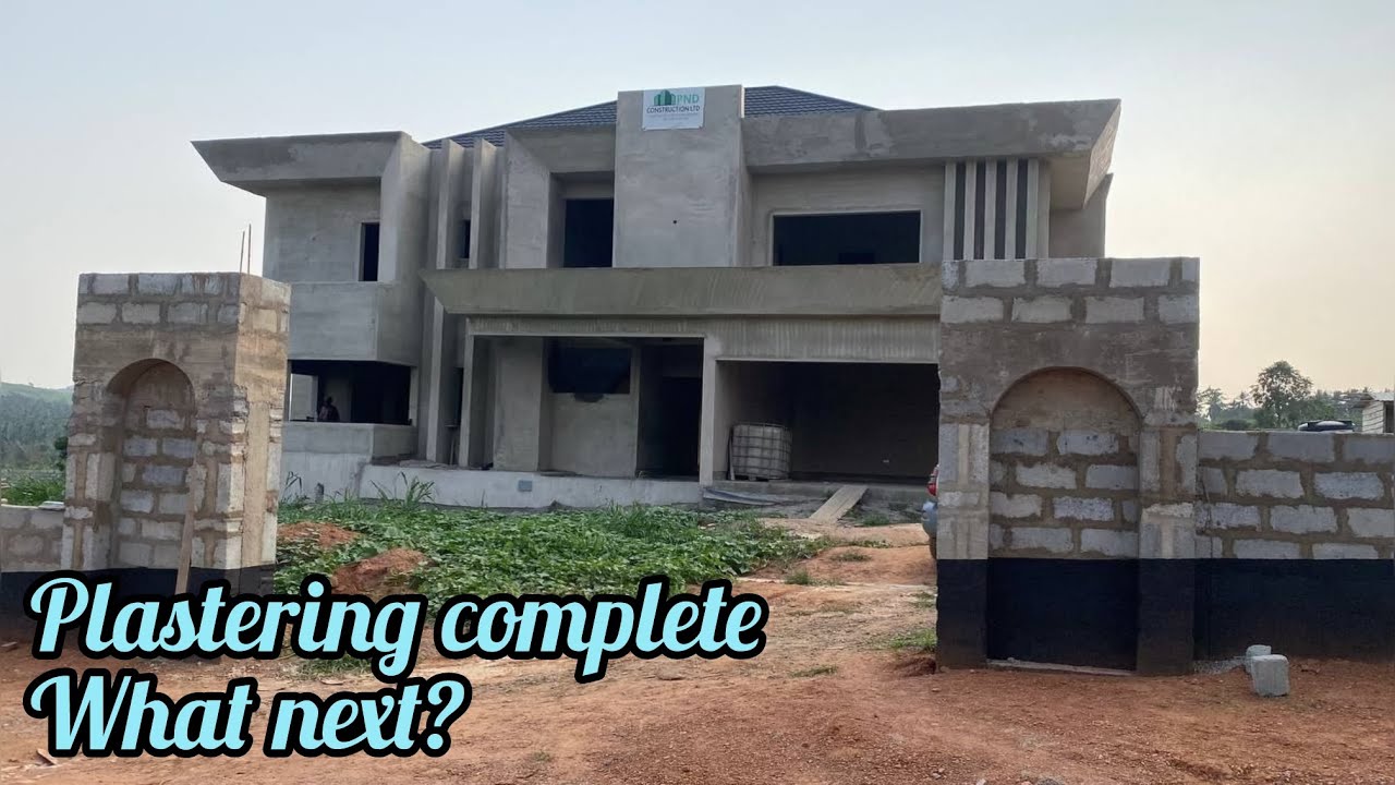 Building in Ghana: Internal Plastering