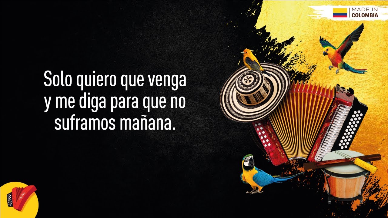 Qué Pasó Contigo, Enaldo Barrera & Julio Rojas, Video Letra - Sentir Vallenato
