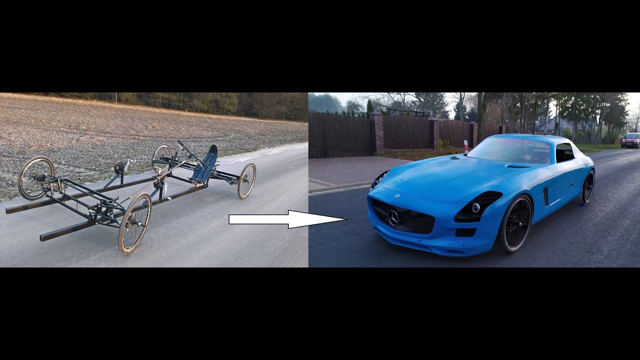 How to build Mercedes SLS AMG Foton in a bicycle version. Mercedes SLS AMG w wersji rowerowej
