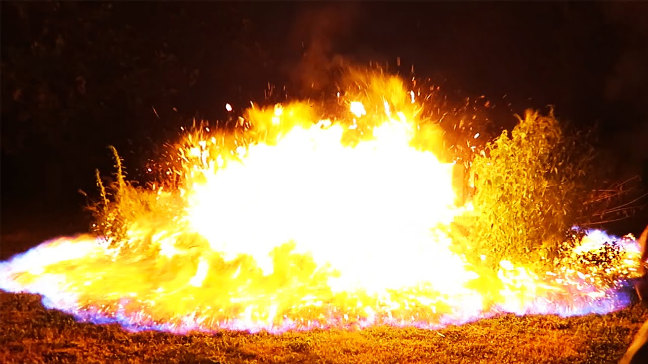 CRAZY BONFIRE EXPLOSION!