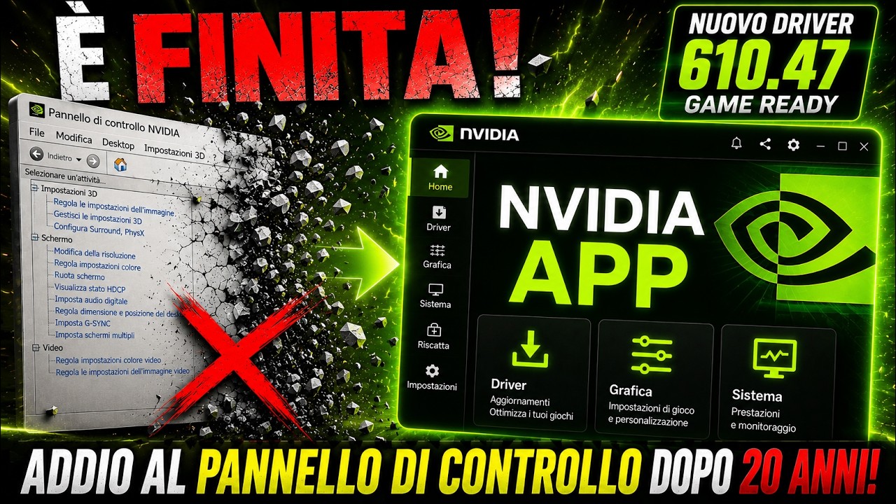 NVIDIA HA UCCISO il Pannello di Controllo&hellip; (Driver 610.47)