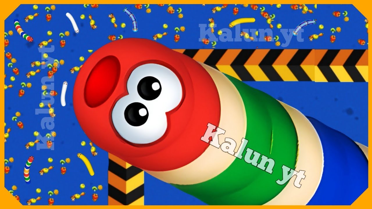 🐍WORMSZONE.IO | Giant Slither Snake Top 01 🏆 | Epic Worms Zone Biggest Snake Gameplay! | Kalun yt