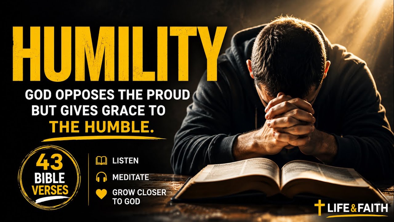 🙏🏼 Bible study about Humility | 43 verses | Listen and Meditate.