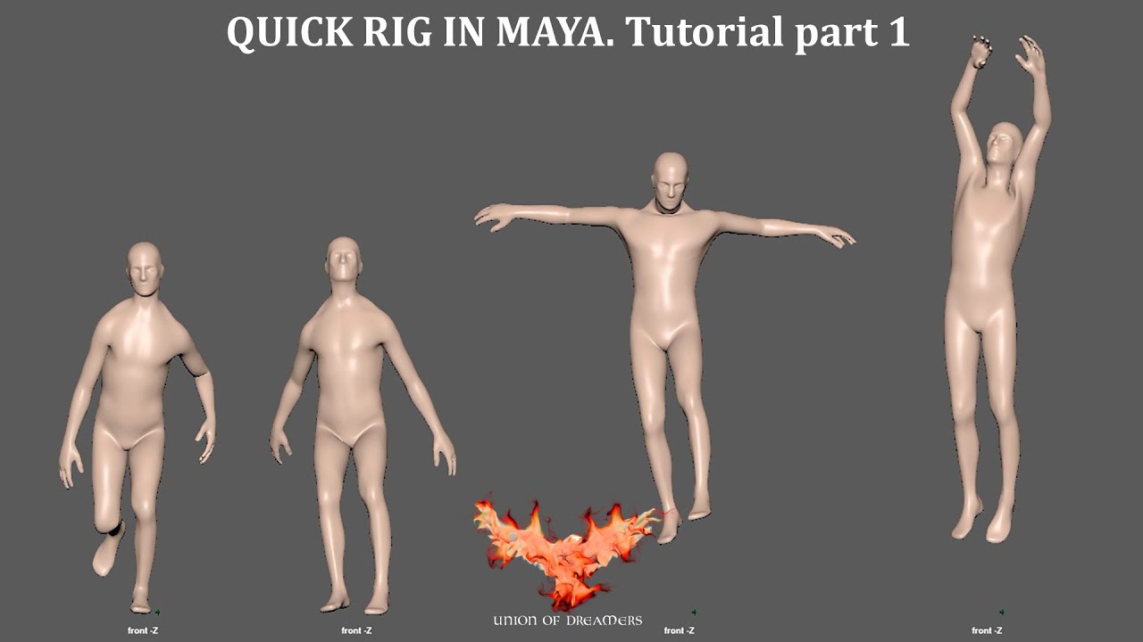 Como Hacer Rigging en Maya/ Quick Rig in Maya Tutorial Part 1