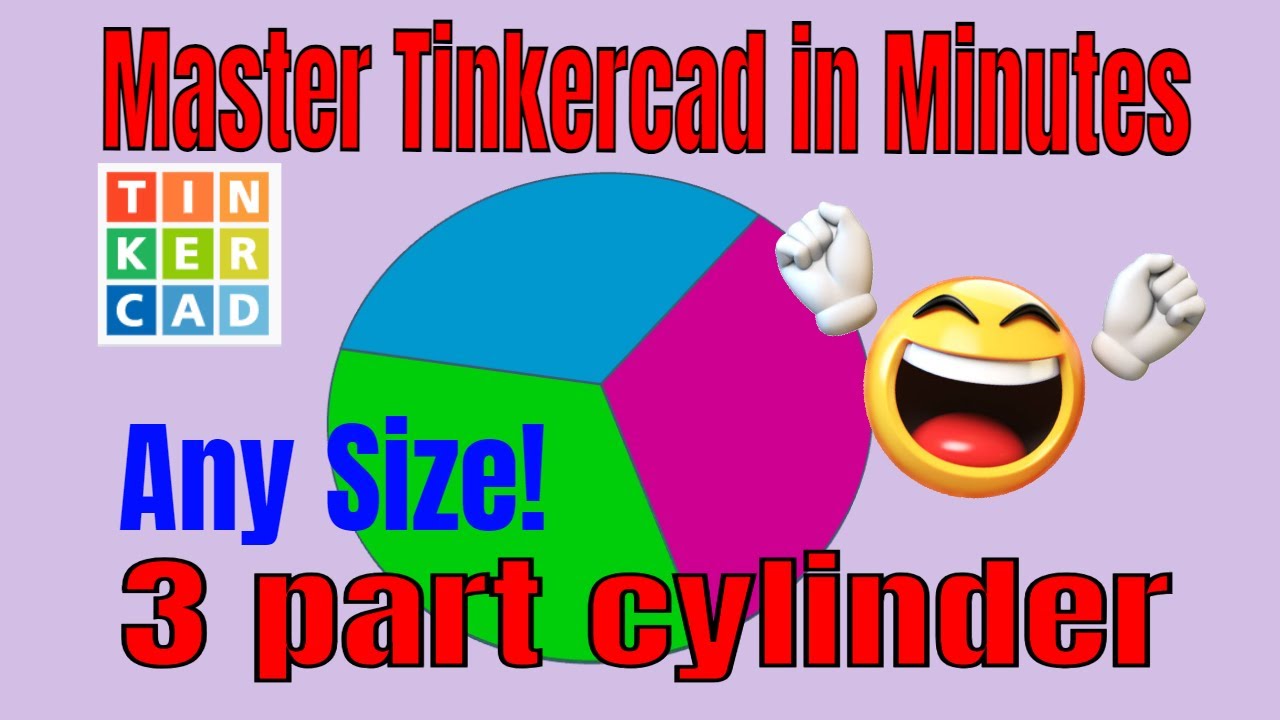 How to Evenly Slice a Large Tinkercad Cylinder in minutes!