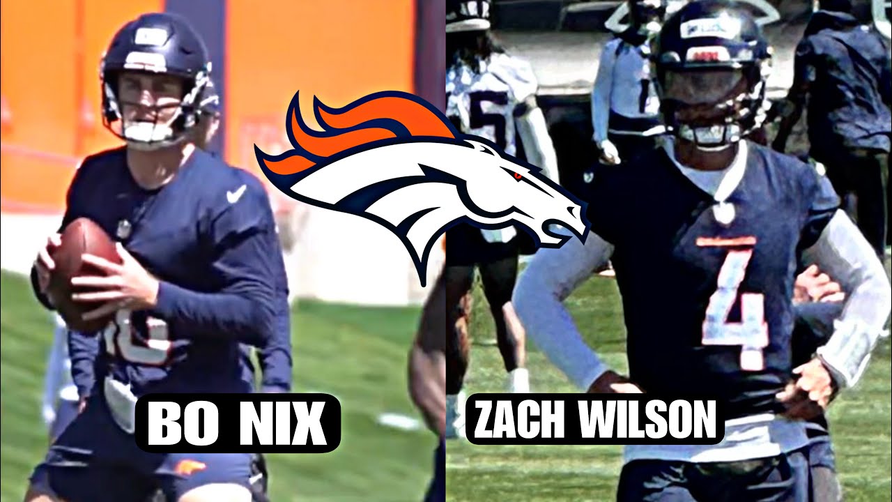 BO NIX vs Zach Wilson Battle HEATING UP @ Denver Broncos OTA’s Day 3 HIGHLIGHTS: Fight For “QB1” 😳