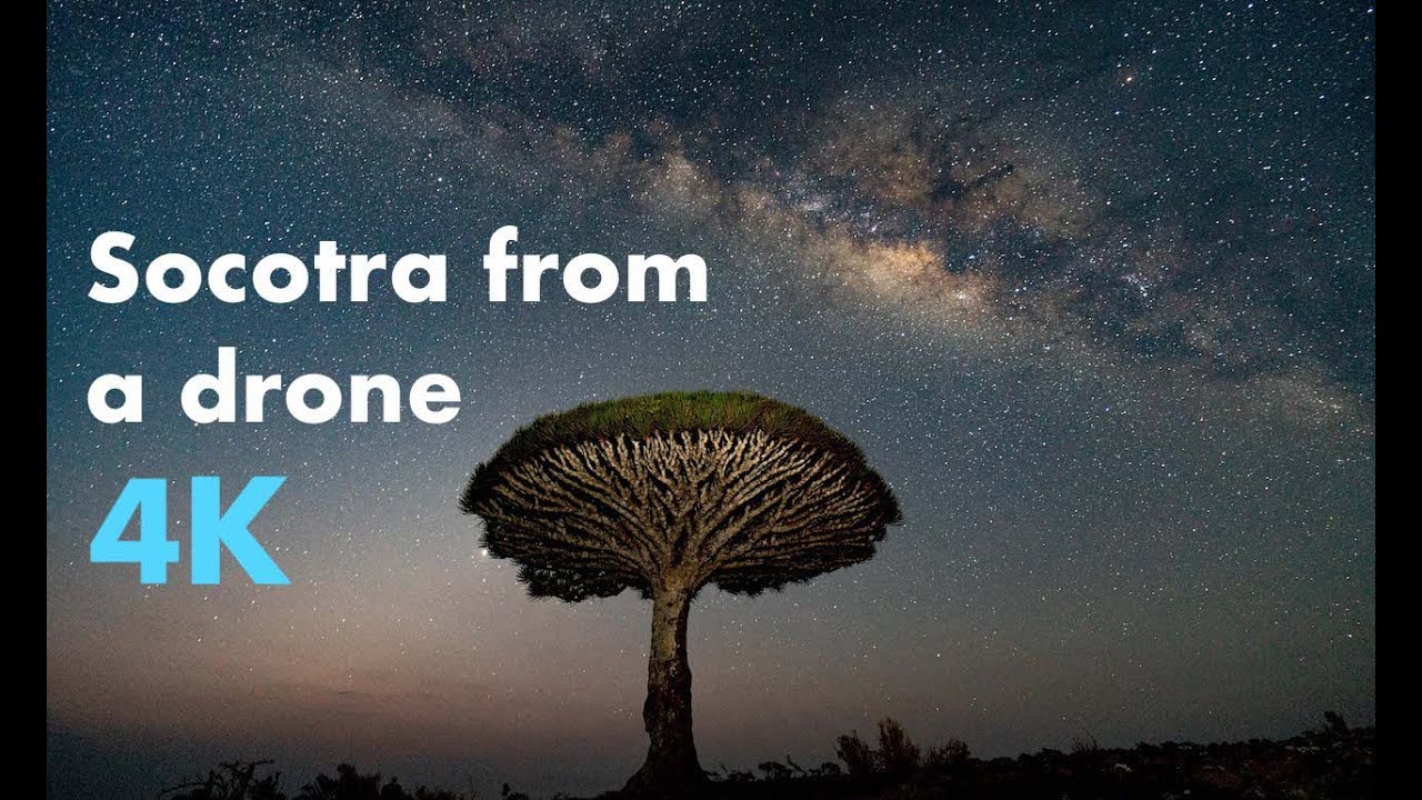 Socotra TOP places from a drone 4K