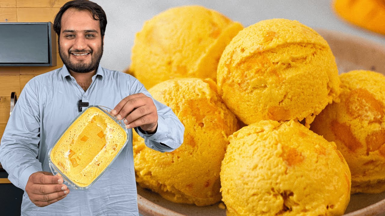 Mango Ice Cream Homemade - Market Style Mango Ice Cream