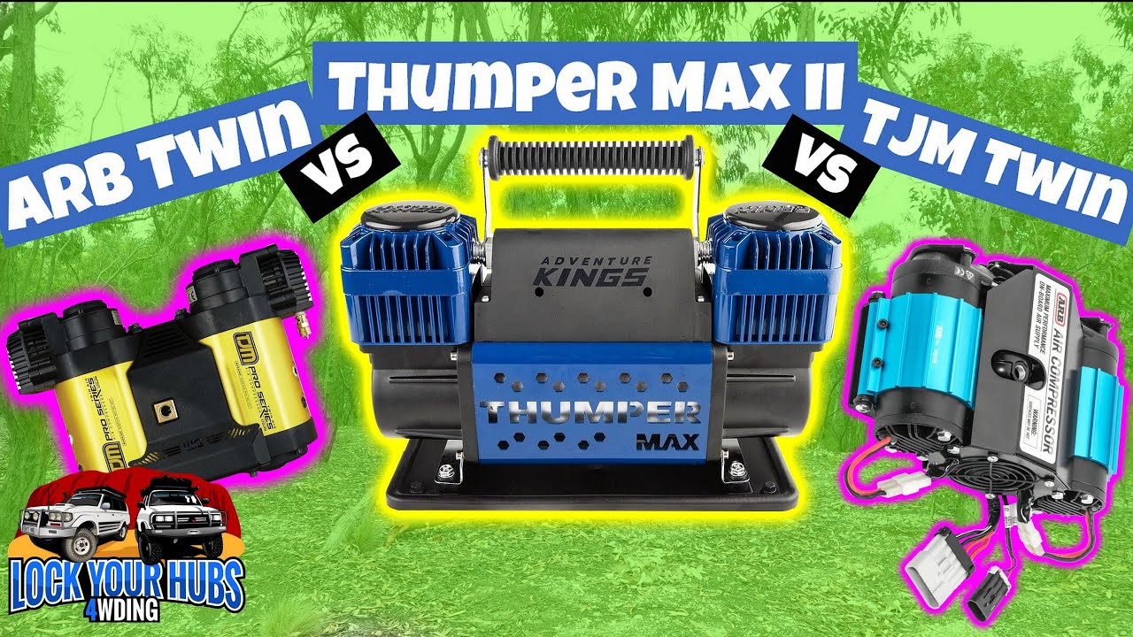 Борьба на борту: воздушные компрессоры Kings Thumper Max Mk II, ARB Twin и TJM Pro Series Twin 12 В