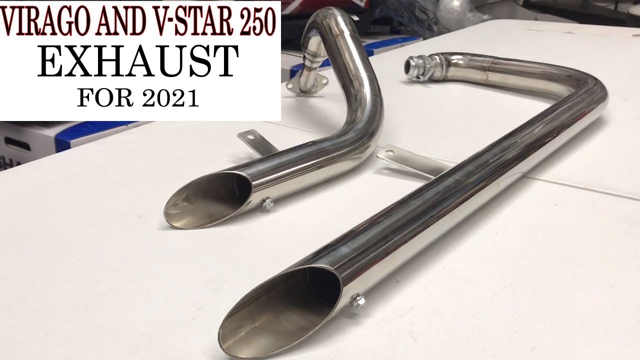 Exhaust Drag Pipes for Yamaha Virago and V-Star 250 (Updated for 2021)