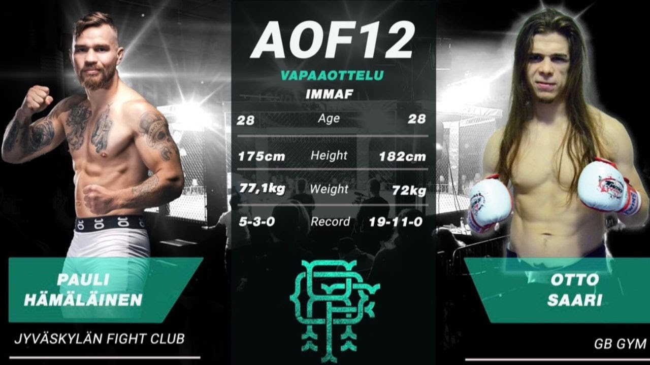Art of fight 12 - 9. Ottelu - Hämäläinen - Saari