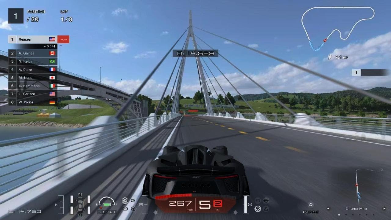High speed ring Fastest race possible 32 second laps
