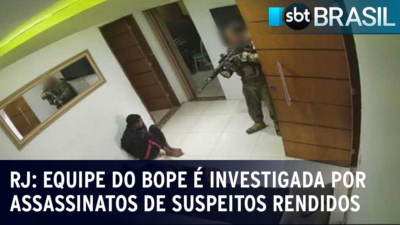 RJ: Equipe do Bope é investigada por assassinatos de suspeitos rendidos | SBT Brasil (30/12/23)