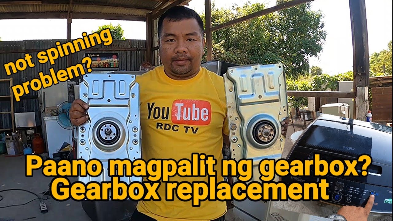 Paano magpalit ng gear box ng automatic washing machine?